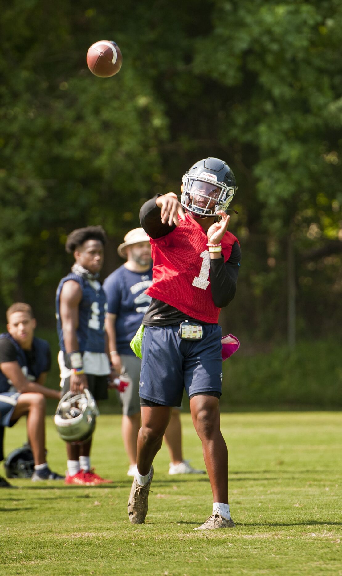 East Forsyth football first day